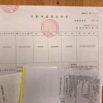 自動車通関証明書